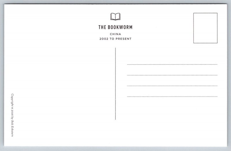 The Bookworm   China Postcard