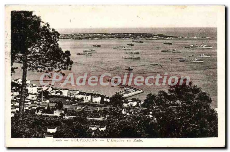 Old Postcard GULF JUAN squadron stranded