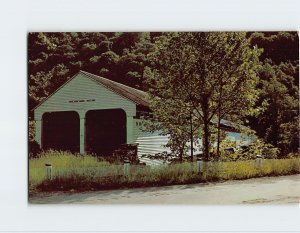 Postcard Old covered bridge over the Cheat River, West Virginia