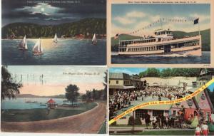NY   LAKE GEORGE  4 POSTCARDS postcard