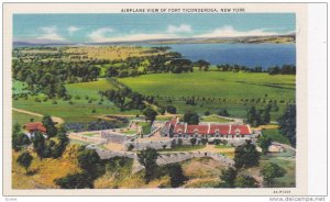 Airplane View, Fort Ticonderoga, New York, 30-40s