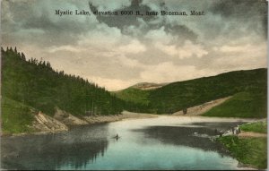 Mystic Lake Bozeman Montana Postcard Montana Phillips Book StoreUND UNP