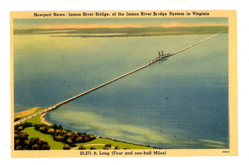 VA - Newport News. James River Bridge
