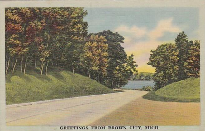 Michigan Greetings From Brown City