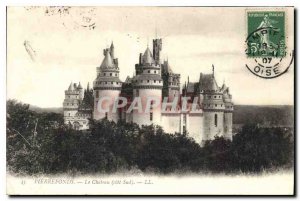 Old Postcard Pierrefonds Chateau southern coast