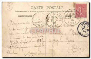 Chalon sur Saone Old Postcard Artillery at Camp