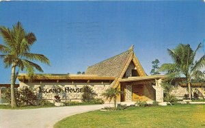 Lucaya Freeport Bahamas 1966 Postcard The Island House Restaurant