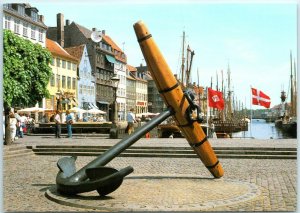 M-12302 The Memorial Anchor Copenhagen  Nyhavn Denmark