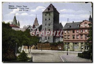 Postcard Old Eisen Turm Mainz