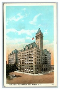 Vintage 1930's Postcard Panoramic View US Post Office Building Washington DC