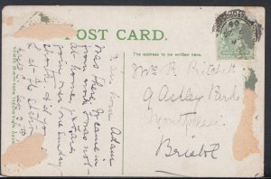 Genealogy Postcard - Pritchett - 9 Ashley Park, Montpelier, Bristol   RF1481