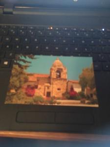 Vtg Postcard: Bell Tower, Carmel Mission Carmel California