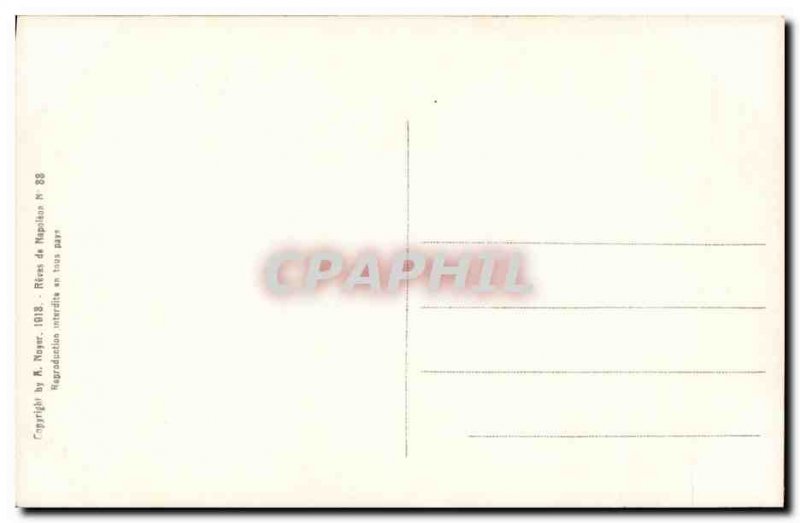 Old Postcard Napoleon 1st in Ste Helene Le reve