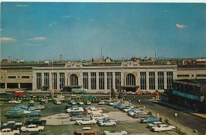 Pennsylvania Railroad StationNewark, New Jersey Vtg Postcard