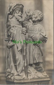 France Postcard - Sculpture, Notre Dame, Amiens   RS25730