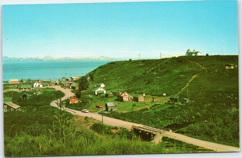 Ninilchick, Alaska - air view postcard