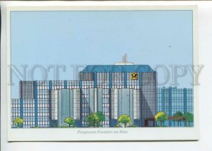 441757 Germany 1990 postal history post office in Frankfurt am main postcard