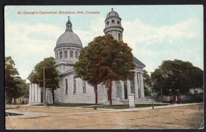 Ontario KINGSTON St. George's Cathedral - pm1919 - Valentine & Sons Divided Back