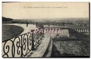 Old Postcard Saint Germain en Laye La Terrasse