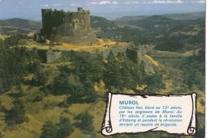 BF14559 l auvergne le chateau de murol france front/back image