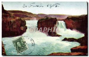 Old Postcard Twin Falls Snake River Idaho