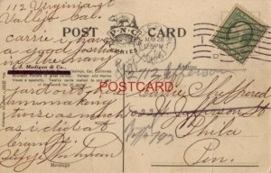 1909 FERRY FROM MARE ISLAND NAVY YARD - J J Madigan & Co Souvenir Postals