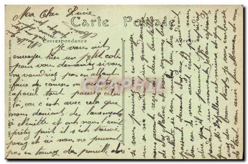 Old Postcard Chartres L Hotel Dieu