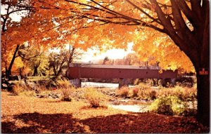 Connecticut West Cornwall Housatonic River Covered Bridge