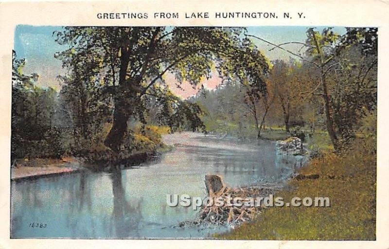 Greetings from - Lake Huntington, New York