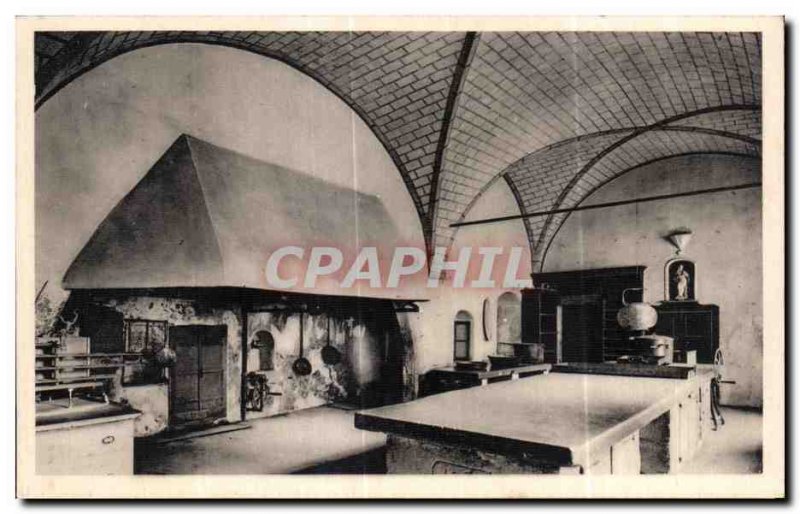 Old Postcard From the Grande Chartreuse Monastery The Kitchen