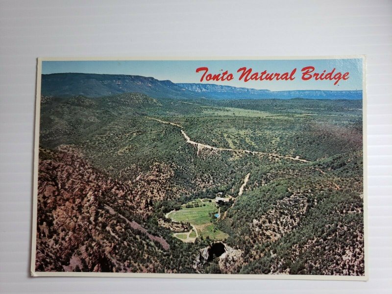 Vintage Postcard Tonto Natural Bridge Payson Arizona 1985 unposted   309