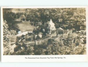 old rppc NICE VIEW Hot Springs Virginia VA i6679