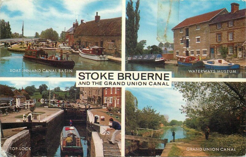 Stoke Bruerne and the Grand Union Canal postcard