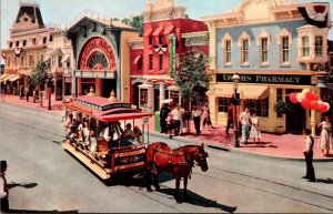 Disneyland Main Street Horse Drawn Trolley