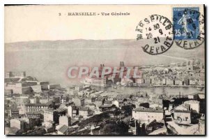 Postcard Old Marseille Vue Generale