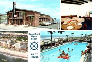 Myrtle Beach, SC South Carolina PILOT HOUSE MOTEL~Thornton 4X6 ROADSIDE Postcard