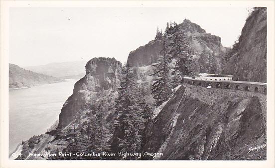 Inspiration Point Columbia River Highway Oregon Real Photo