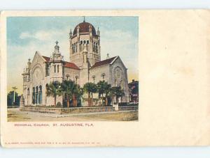 Pre-1907 CHURCH St. Augustine Florida FL A2403