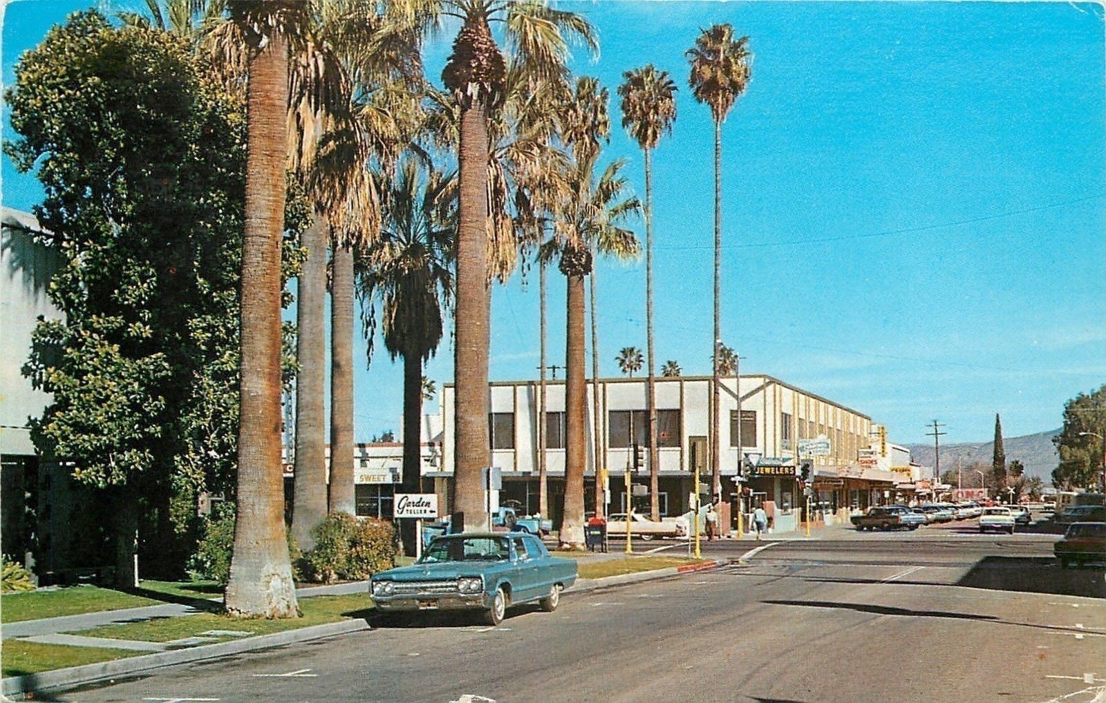 Hemet Cay Gnc Sweet Shop Garden Teller Figrida Ave Palm Trees 1971