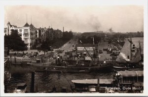 Netherlands Rotterdam Oude Hoofd Vintage RPPC C092