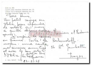 Postcard Modern Susa (503 m) Castle of Marquise Adelaide (Sec XI)