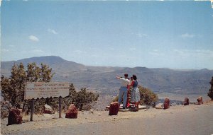 West Texas 1960s Postcard Summit of Mt. Locke in Davis Mountains