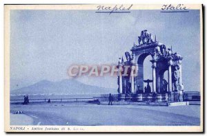 Postcard Old Napoli Antica Trevi S Lucia