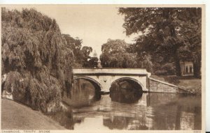 Cambridgeshire Postcard - Trinity Bridge, Cambridge - Ref TZ9216