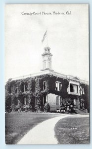 MADERA, California CA ~ MADERA COUNTY COURT HOUSE c1910s  Postcard