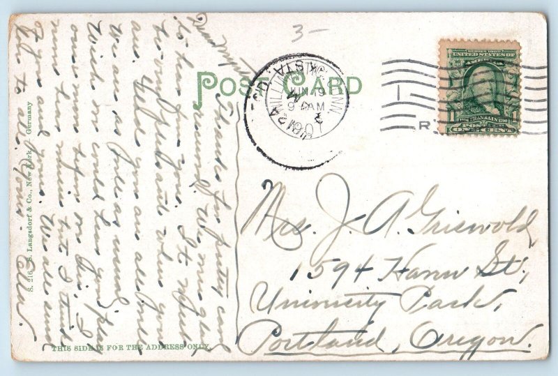 1907 Narragansett Electric Lightning Co. River Providence Rhode Island Postcard