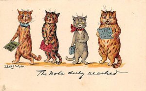 Raphael Tuck & Sons Krile Away Series 539 Artist Louis Wain unused 