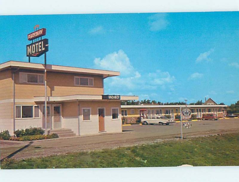 Unused Pre-1980 MOTEL SCENE Pincher Creek Alberta AB hk0504-12