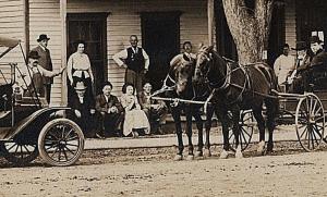 Miltonvale KS RPPC 1910 Hotel Early Model T Car Worcester MA Real Photo Postcard