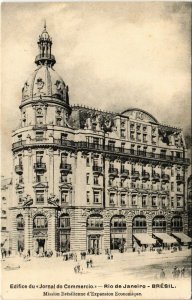PC CPA BRAZIL, RIO DE JANEIRO, JORNAL DO COMMERCIO, VINTAGE POSTCARD (b11307)
